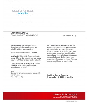 Lactoalbúmina Instant